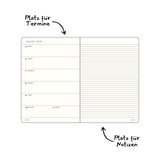 Wochenkalender 2027 A5 Hardcover | Marine