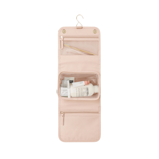 Kosmetiktasche mit Aufhängung S | Rosa Blush – Vorbestellung