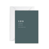 Greeting Card Zodiac Sign | Libra