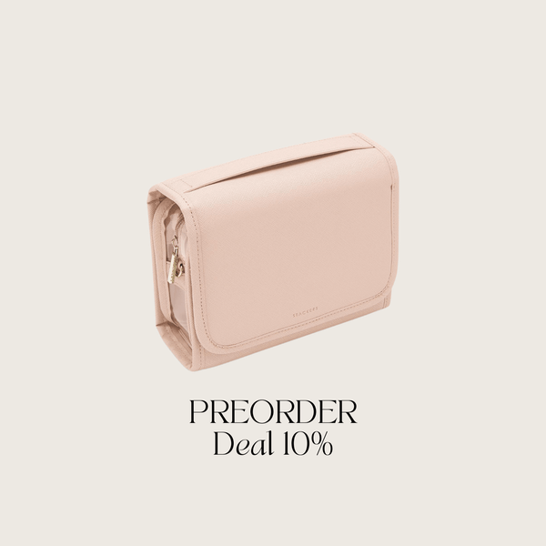 Kosmetiktasche mit Aufhängung S | Rosa Blush – Vorbestellung