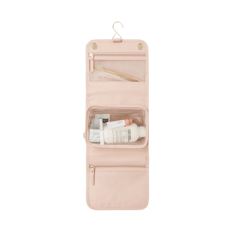 Kosmetiktasche mit Aufhängung S | Rosa Blush – Vorbestellung