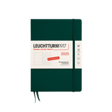 Wochenkalender 2025 & Notizbuch A5 dotted | Forest Green