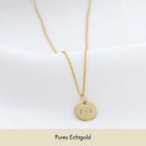 Personalised engraving pendant real gold | name