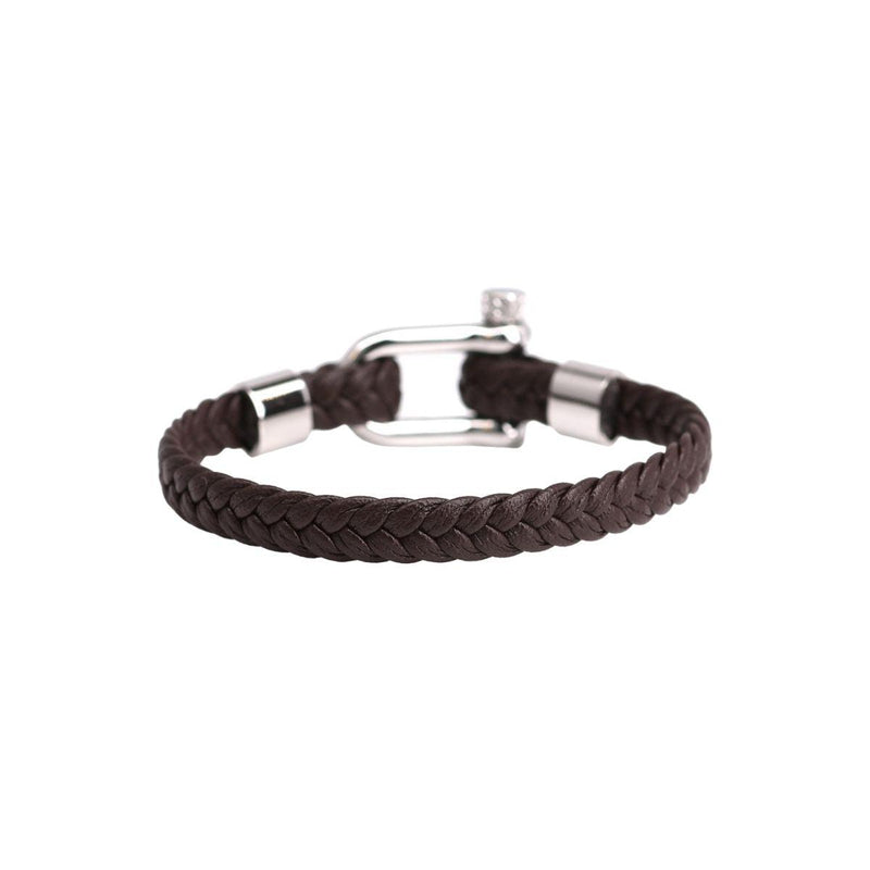 Nautical Herren Lederarmband | Braun