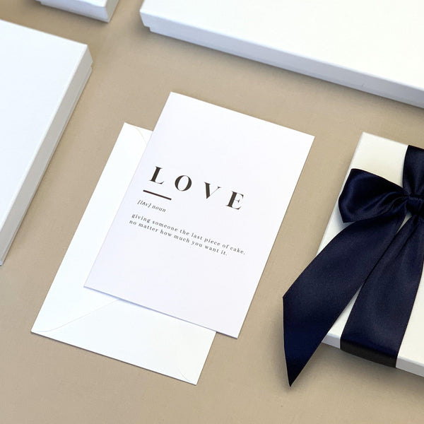 Grußkarte | Love von MERSOR Studio | Geschenke bei MERSOR