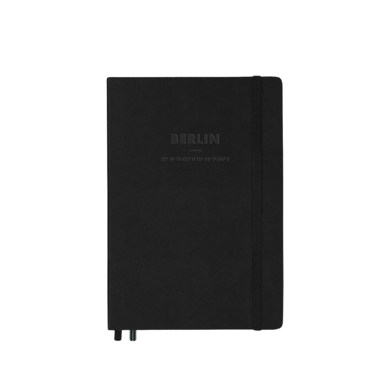 Notizbuch A5 Hardcover Berlin Limited Edition | Schwarz