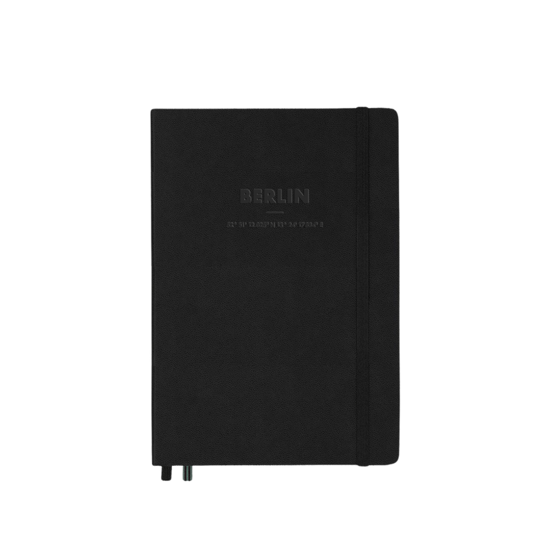 Notizbuch A5 Hardcover Berlin Limited Edition Schwarz