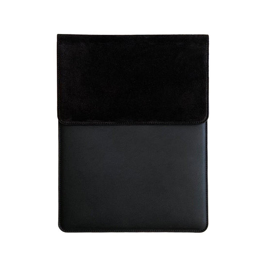 Laptop Sleeve Wildleder | Schwarz